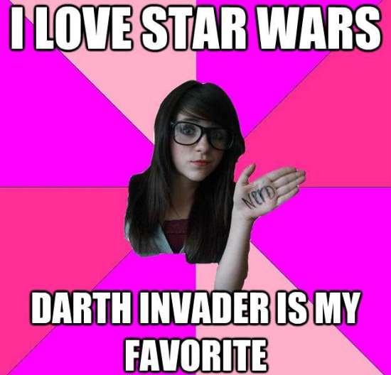 Scenester Nerd Meme Star Wars