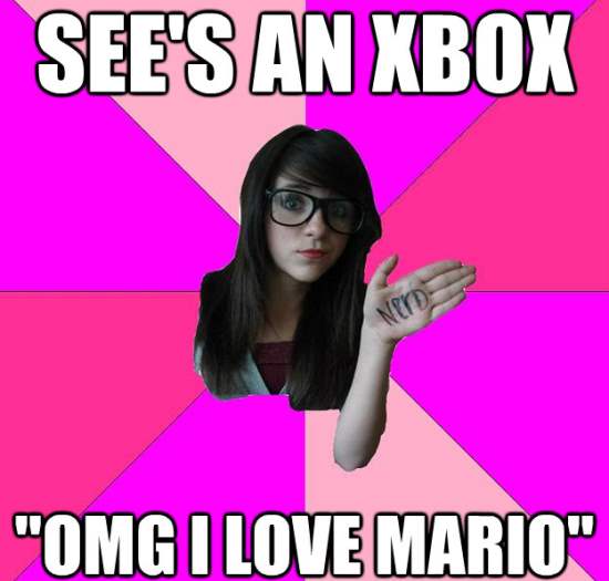 Scenester Nerd Loves Mario