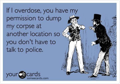 Someecards Drinking Overdose