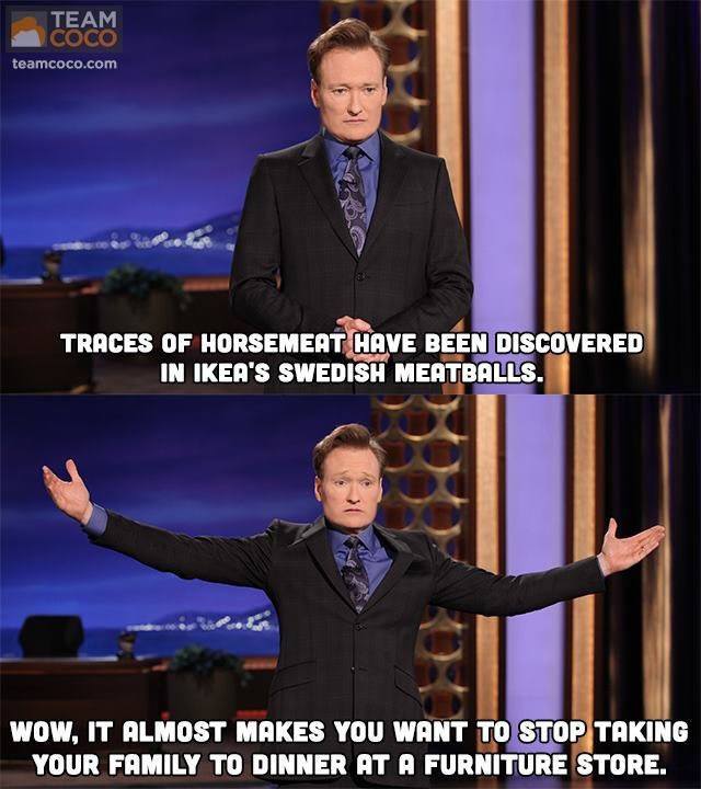 Conan On Eating At Ikea