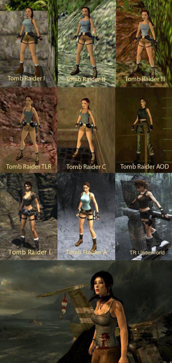 How Tomb Raider Looks Over The Years