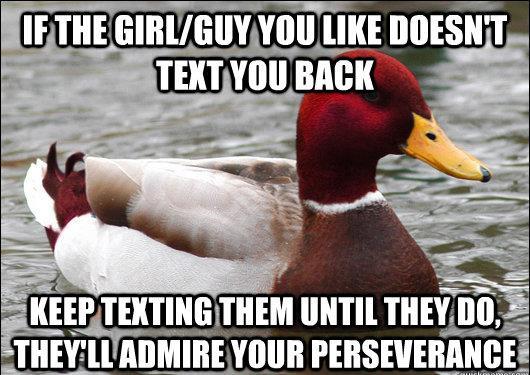 Texting Advice Meme