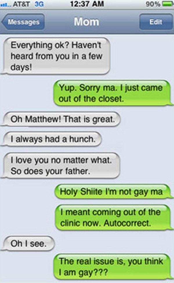 Funny iPhone Autocorrects