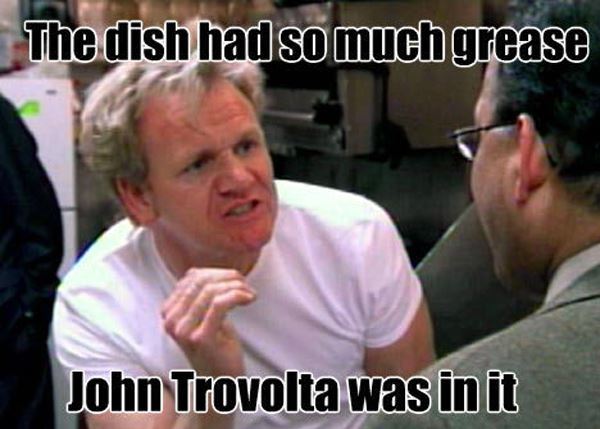 Gordon Ramsay Meme John Travolta Greaseac