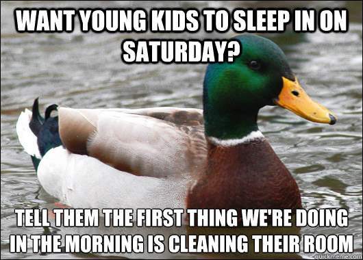 Actual Advice Mallard On Sleeping In