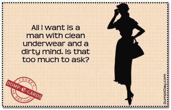 Ecard Dirty Mind Clean Underwear