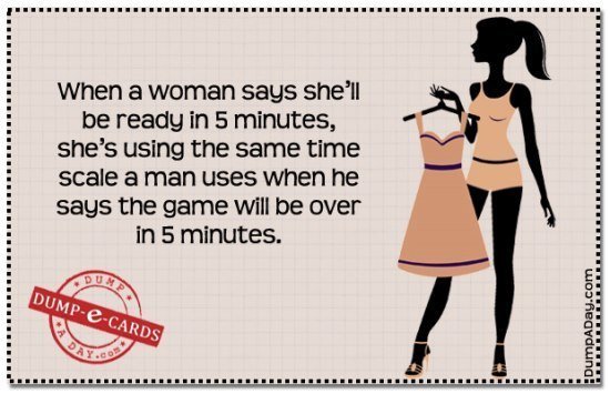 best-dump-ecards-woman-getting-dressed