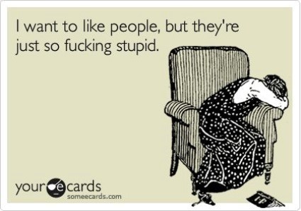 I Want To Like People Ecard