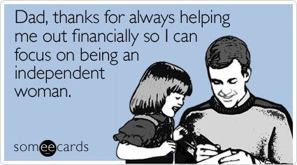 Thanks Dad Ecard