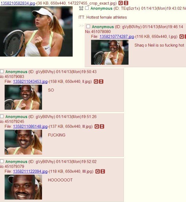 Funniest 4Chan Threads Shaq