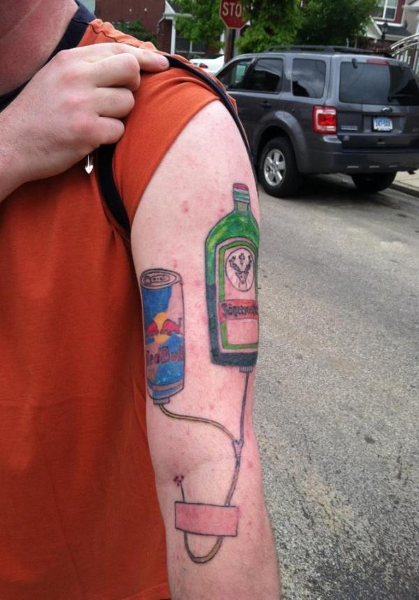 Jagerbomb Awful Tattoo