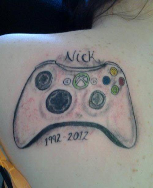 Bad Tattoos XBox Controller