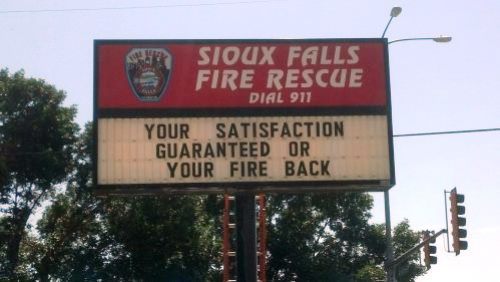 Fire Department Sign