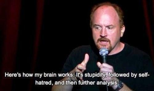 Louis CK Quotes Brain