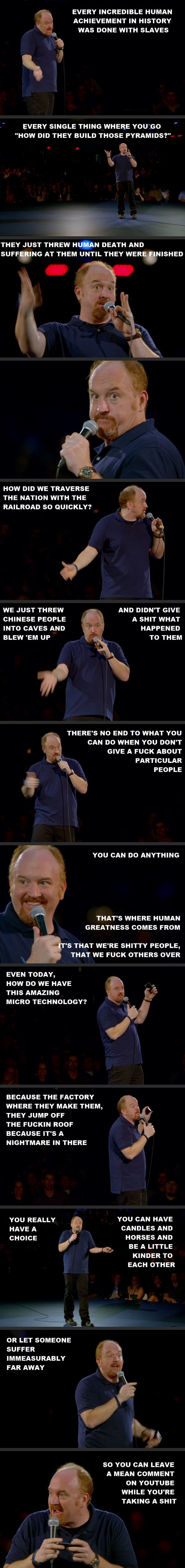 Louis CK Quotes Human Nature