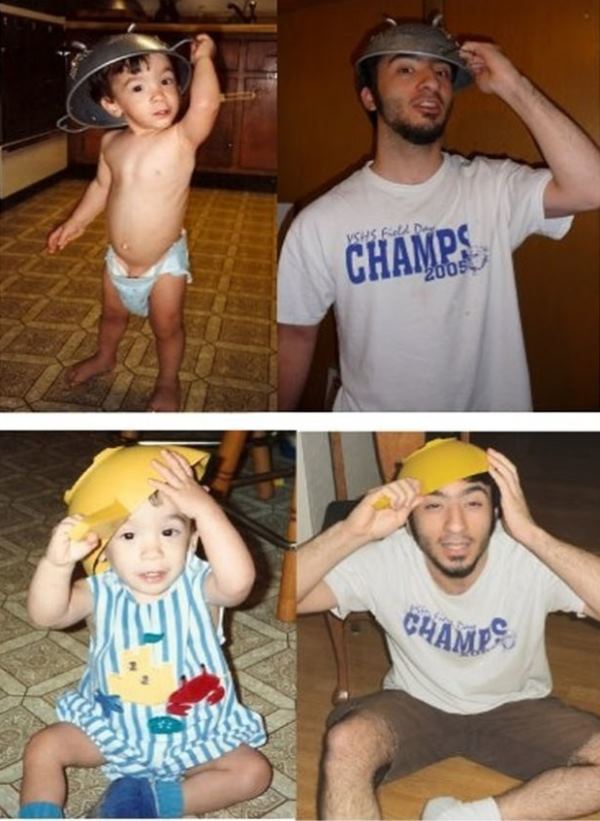 Recreated Childhood Photos Champs