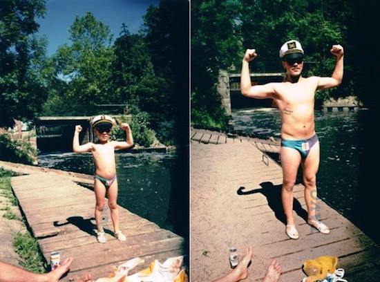 Flexing Childhood Photo