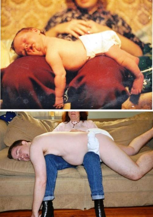 Recreated Childhood Photos