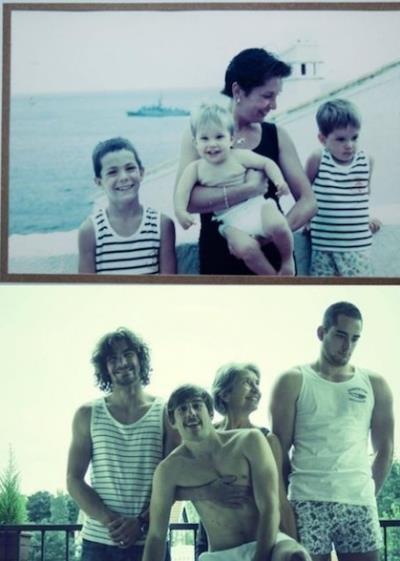 Recreated Family Photos