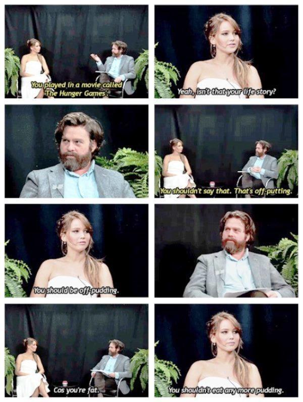 Jennifer Lawrence On Between Two Ferns