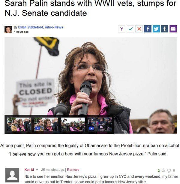 Ken M On Sarah Palin