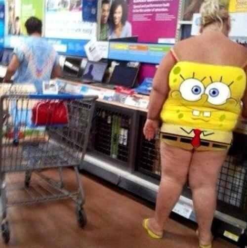 Only At Walmart Spongebob