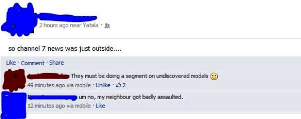 Flirting Fail On Facebook