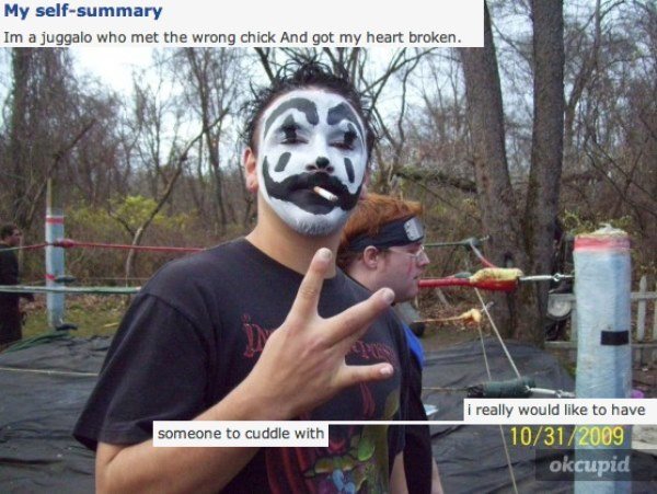 Heartbroken Juggalo