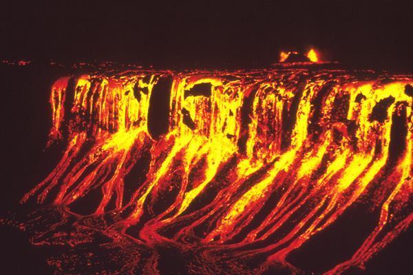 Lava Waterfall