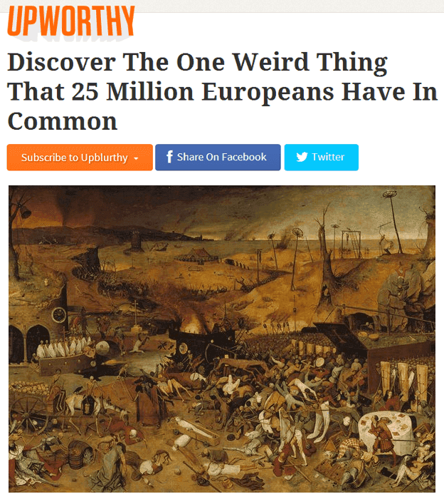 Upworthy Headlines The Plague