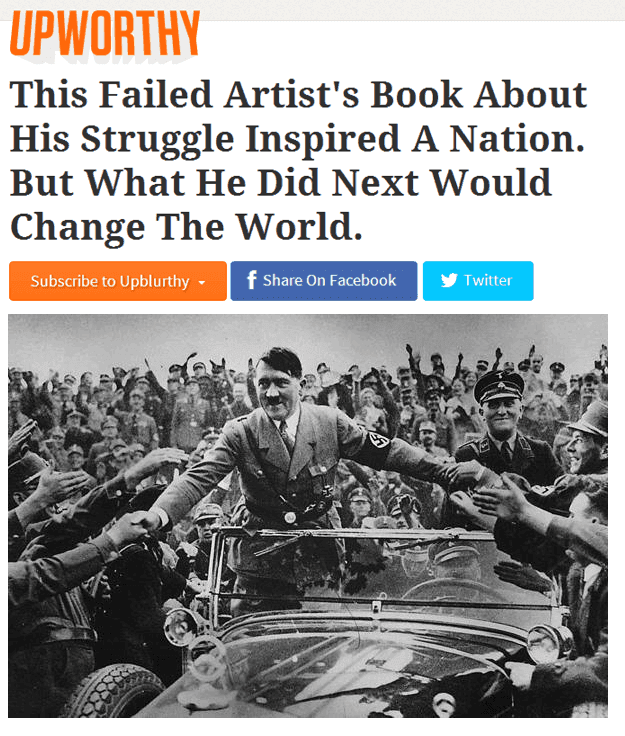 Upworthy Hitler