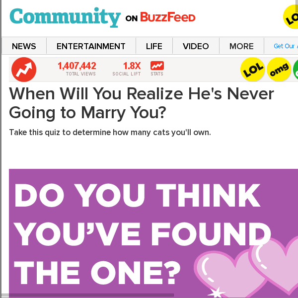 When Will You Realize He's Never Going to Marry You?