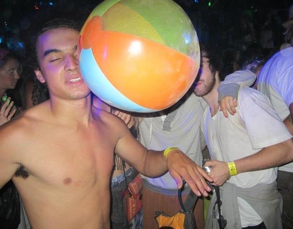 Beach Ball To The Face Photo