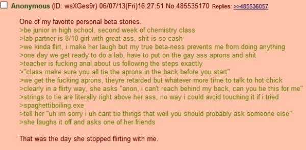 Anon Friendzones Himself