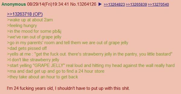 4Chan Posts Grape Jelly