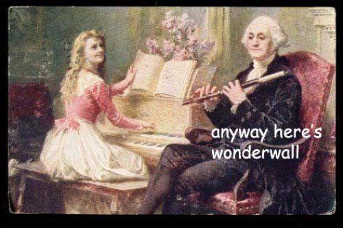 George Washington Meme Wonderwall