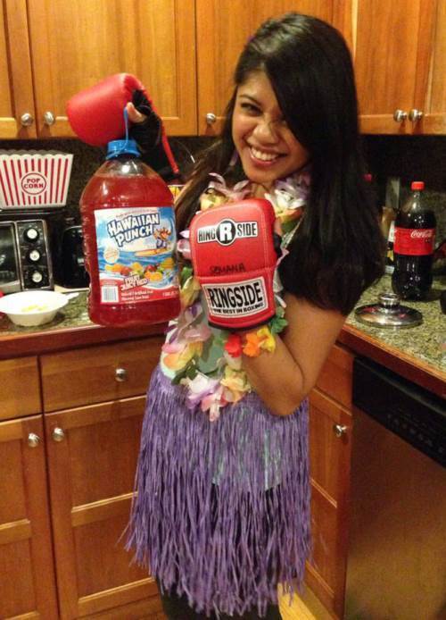 Easy Halloween Costumes Hawaiian Punch