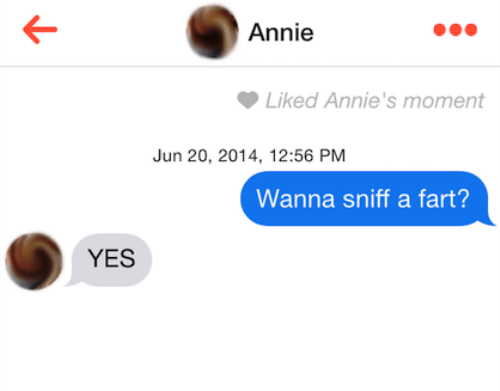 Tinder Lines Farts