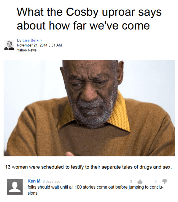 Ken M On Bill Cosby