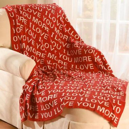 I Love You More Throw Blanket