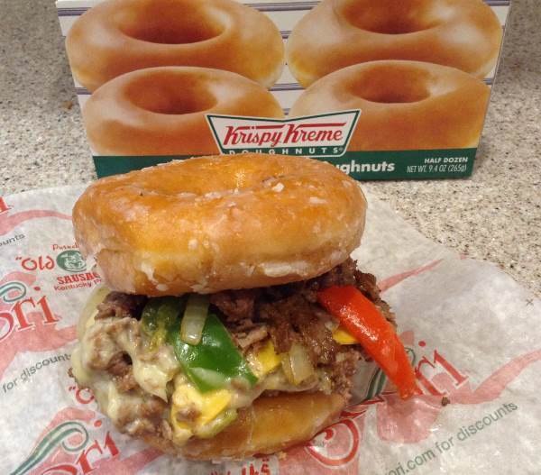 Krispy Kreme Philly Cheese Steak