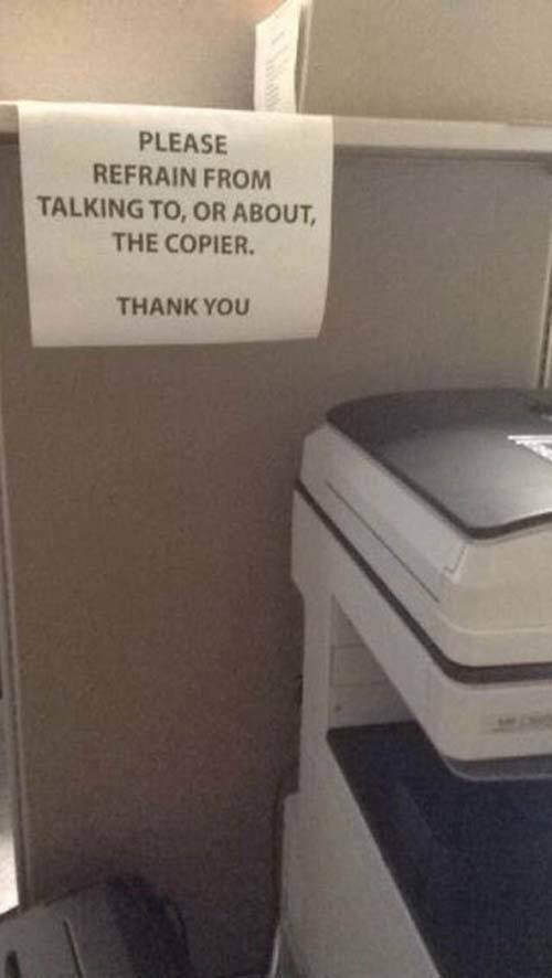 Passive Aggressive Notes Copier