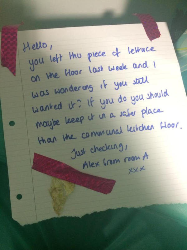 Passive Aggressive Notes Lettuce