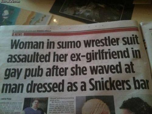 WTF Newspaper Headlines