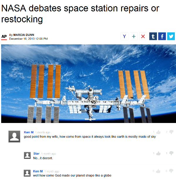 Ken M In Space Earth