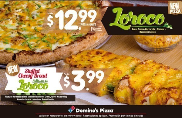 Domino's Loroco PIzza