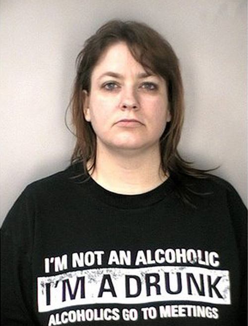 Ironic Mugshots I'm A Drunk