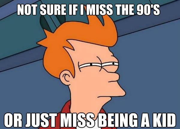 Futurama Fry 1990s Kid