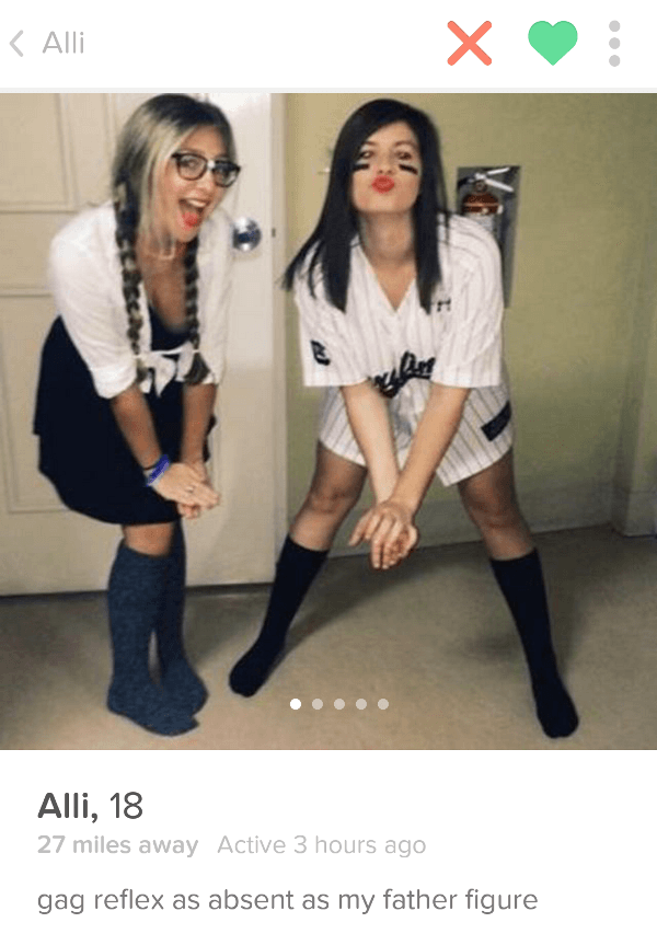 Gag Reflex Funny Tinder Profiles