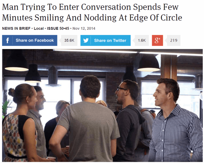 Entering Conversation